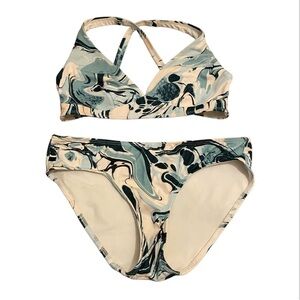 Flagpole NYC Autumn bikini top and bikini bottom. Size S